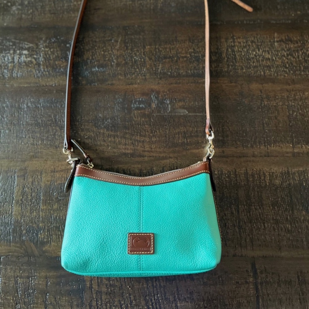 Dooney & Bourke Unique Bright Teal Cross Body Bag